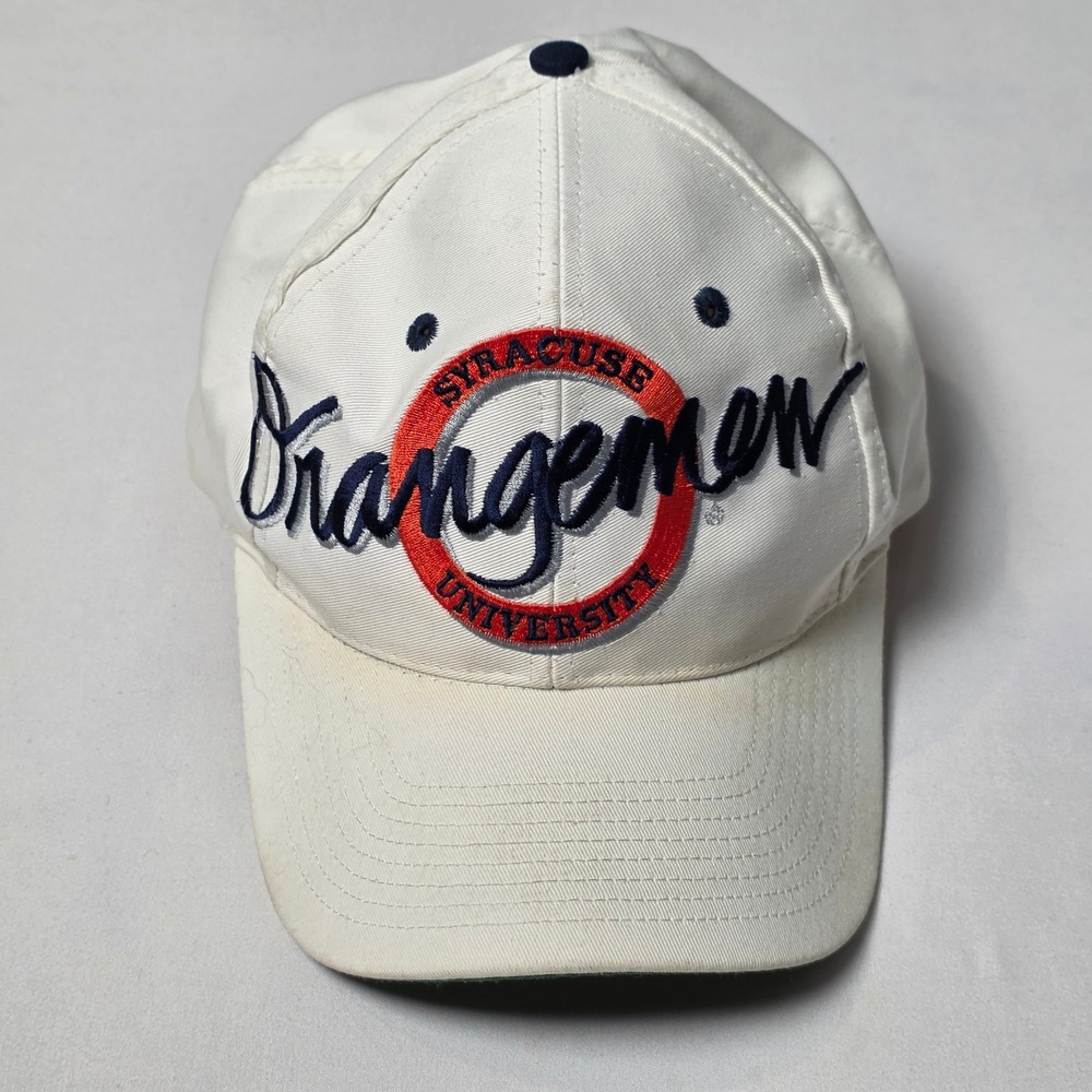The Game Syracuse‎ Orangemen Hat Mens OSFA Cream Vintage 90s Snapback Cap